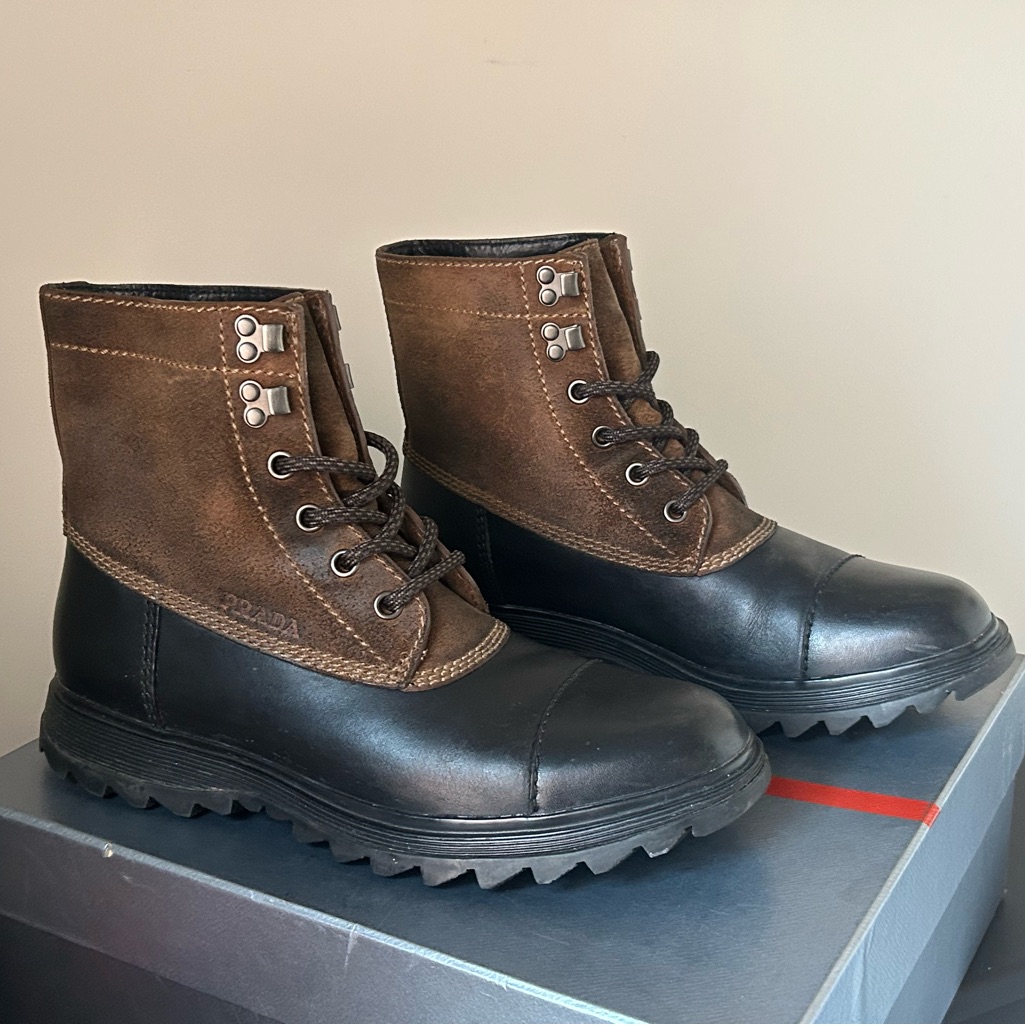 Prada Men's Leather Boots